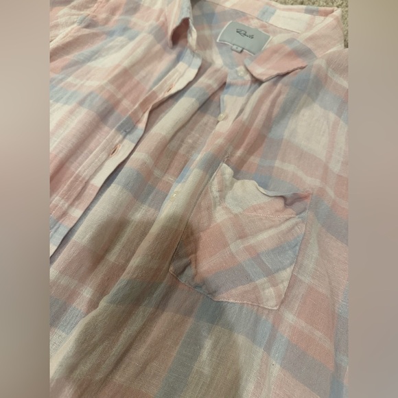 Rails plaid pastel colors shirt size Small - Picture 11 of 14